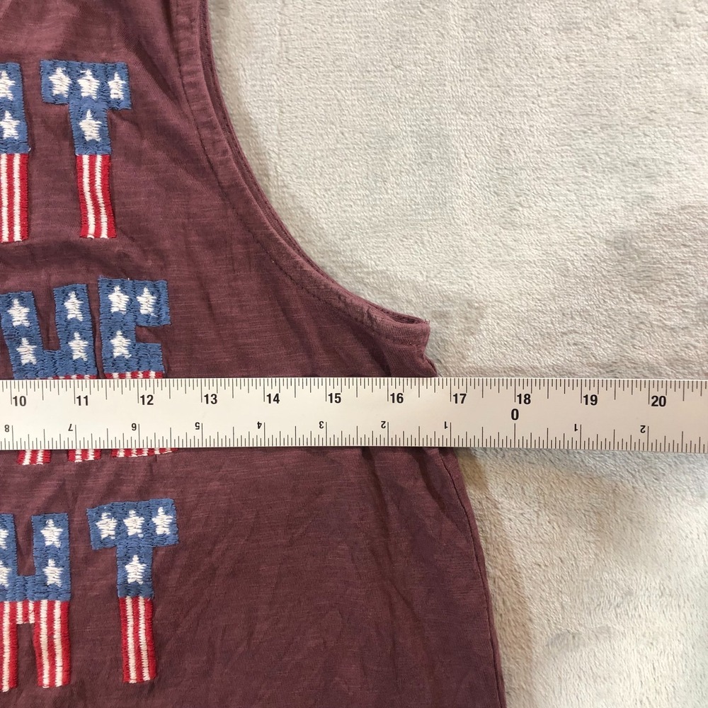 Lucky Brand Tank Top Womens Light Up The Sky Patriotic Red Size M 4th Of July - Picture 9 of 16